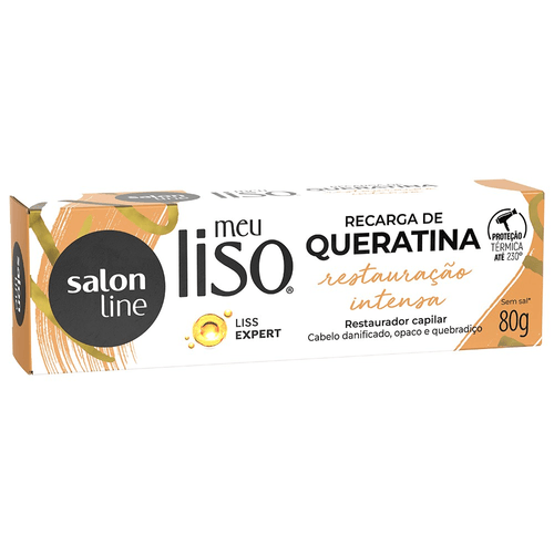 Finalizador Salon Line Meu Liso Restauração Intensa 80g