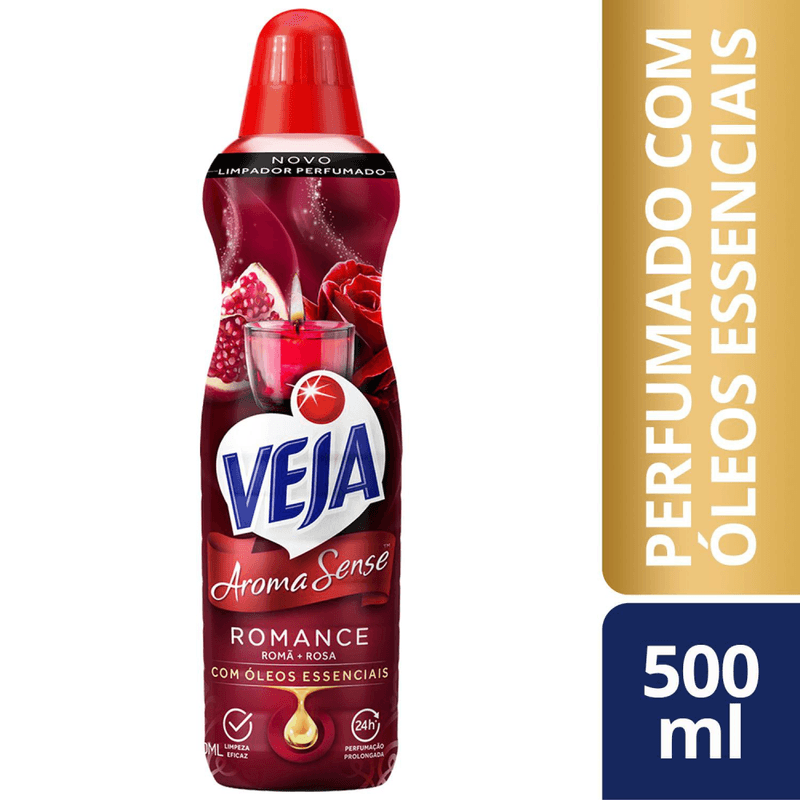 Limpador-Perfumado-Veja-Aroma-Sense-Romance-500ml-com-oleos-essenciais