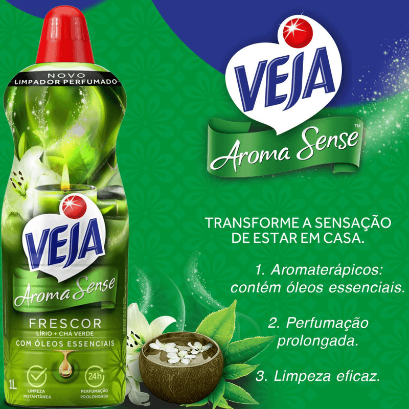 Limpador-Perfumado-Veja-Aroma-Sense-Frescor-1L-com-oleos-essenciais