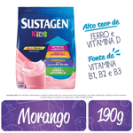 Po-para-Preparo-de-Bebida-Enriquecido-com-Vitaminas-e-Minerais-Morango-Sustagen-Kids-Pacote-190g