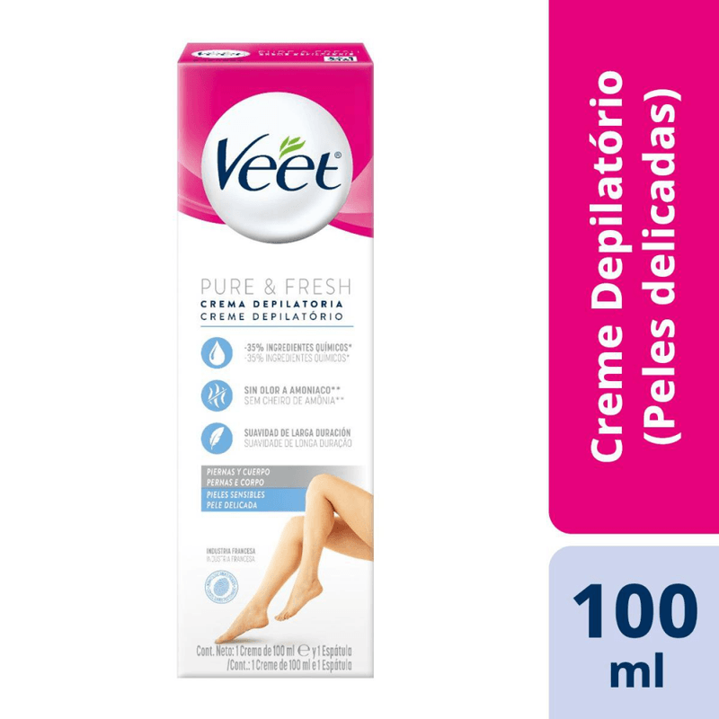 Creme-Depilatorio-Veet-Pure---Fresh-Peles-Delicadas-100ml