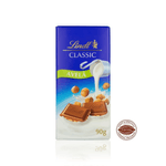 Chocolate-Frances-ao-Leite-com-Avelas-em-Pedacos-Lindt-Classic-Cartucho-90g