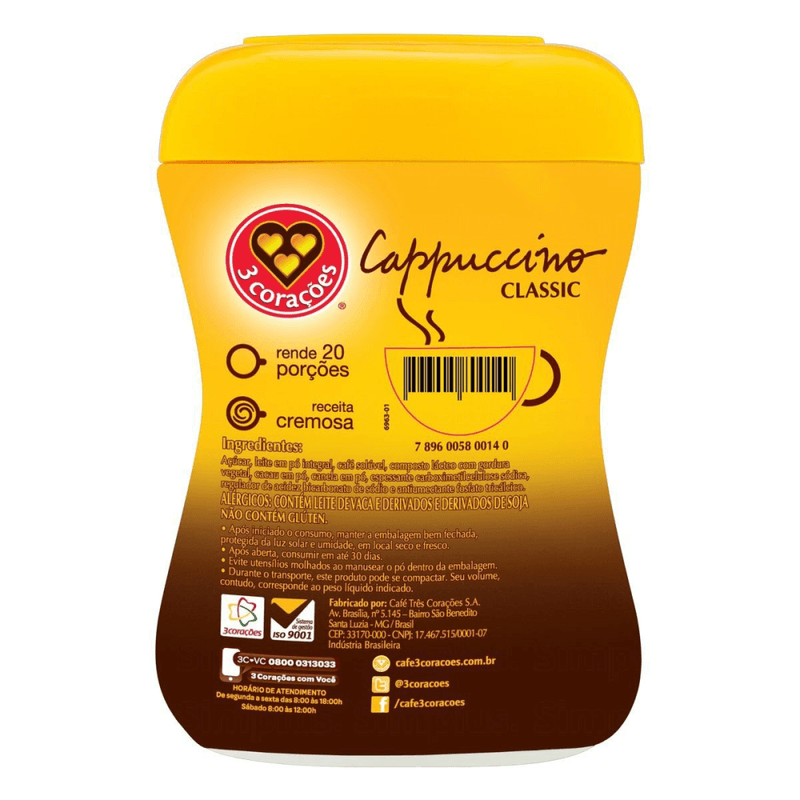 Cappuccino-Classic-3-Coracoes-Pote-400g