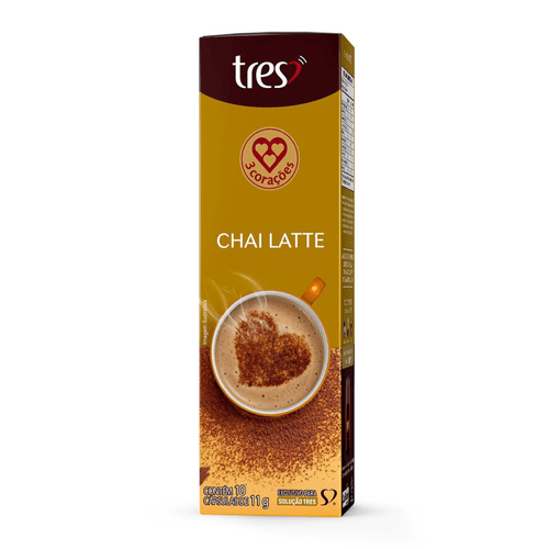 Capsula de Chá Chai Latte 3 Corações 10 unid