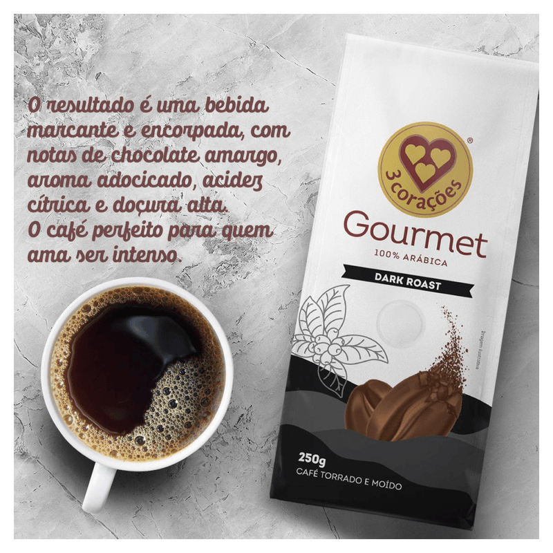 Cafe-em-Po-3-Coracoes-Gourmet-Dark-Roast-250g