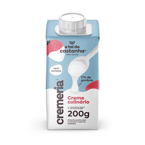 Creme Culinário Vegetal Cremeria A Tal da Castanha 200g