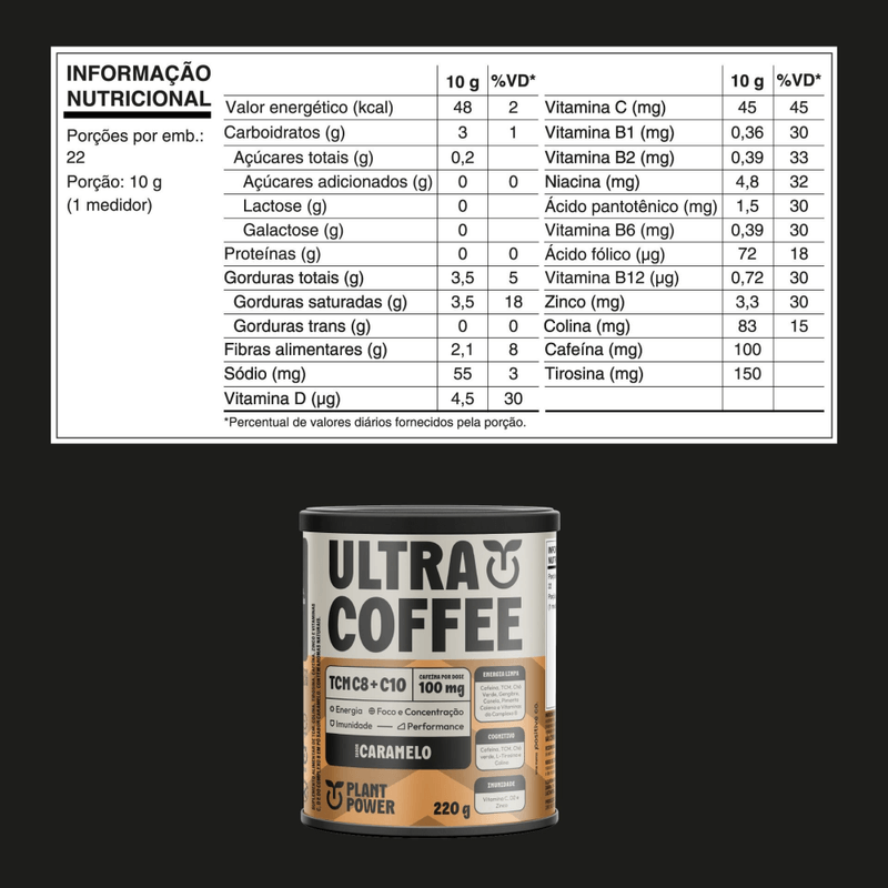 Suplemento-Ultracoffee-Caramelo-Plant-Power-220g