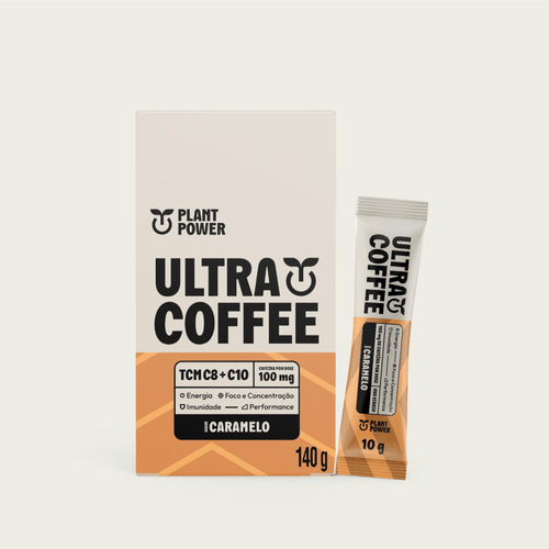 Suplemento Ultracoffee Caramelo Plant Power Individual 10g