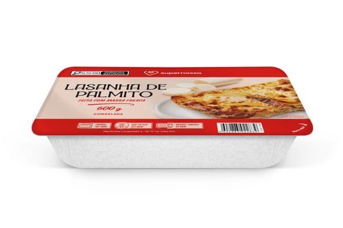 Lasanha Supernosso Palmito Congelado 600g