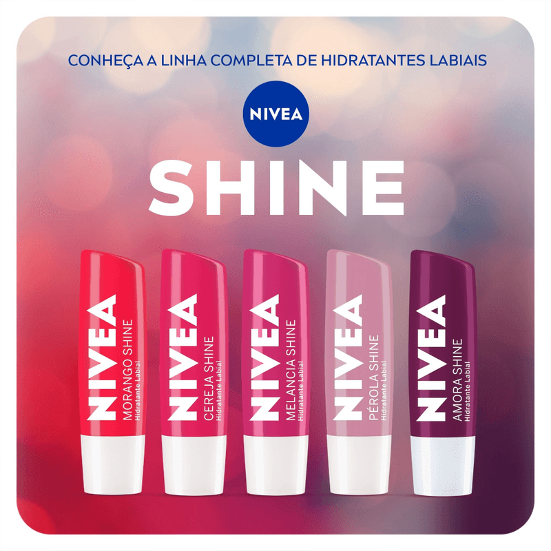 Hidratante-Labial-Nivea-Morango-Shine-com-48g