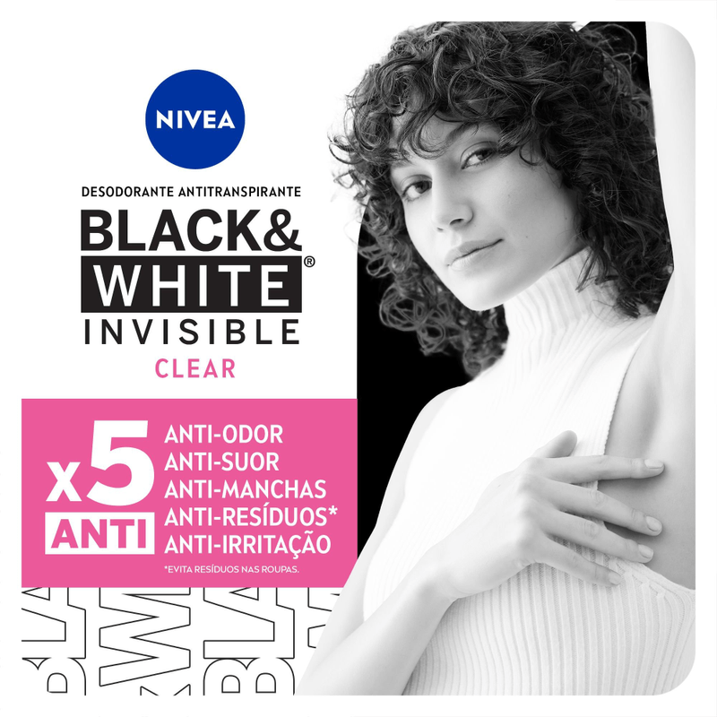 NIVEA-Desodorante-Antitranspirante-Aerossol-Invisible-Black---White-Clear-200ml