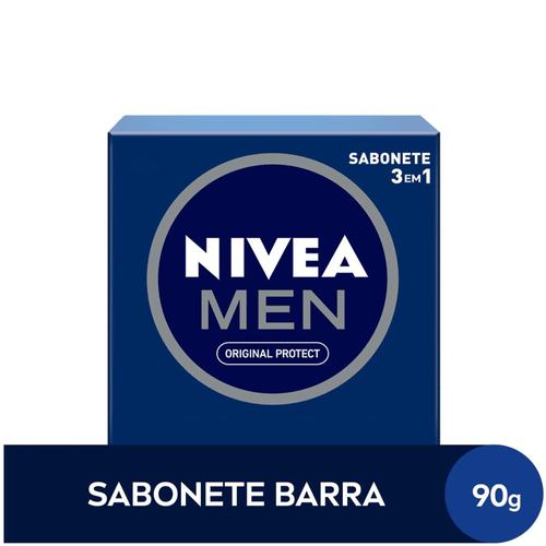 NIVEA MEN Sabonete em Barra Original Protect 3 em 1 90g