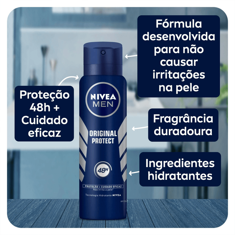 NIVEA-MEN-Desodorante-Antitranspirante-Aerossol-Original-Protect-150ml