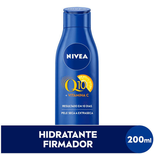 NIVEA Loção Hidratante Firmador Q10 + Vitamina C Pele Seca 200ml