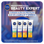 Kit-Nivea-Facial-Protetor-Solar-Sun-Beauty-Expert-FPS50-50g---Creme-Antissinais-Dia-Q10-Plus-C-FPS15-50ml---Sabonete-em-Gel-150ml