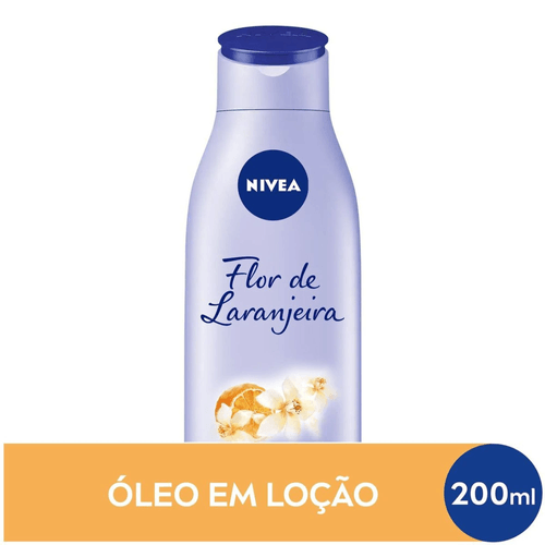 NIVEA Loção Hidratante Óleos Essenciais Flor de Laranjeira & Óleo de Abacate 200ml