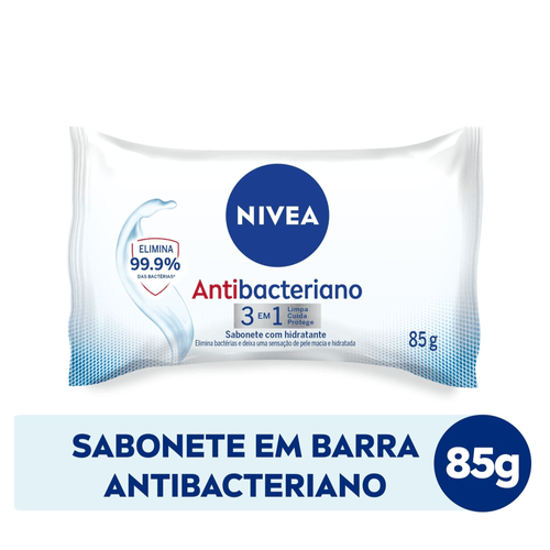 NIVEA Sabonete em Barra Antibacteriano 3 em 1 85g