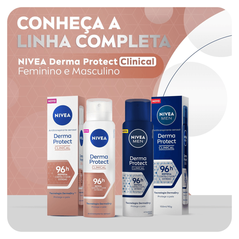 NIVEA-Desodorante-Antitranspirante-Aerossol-Derma-Protect-Clinical-150ml