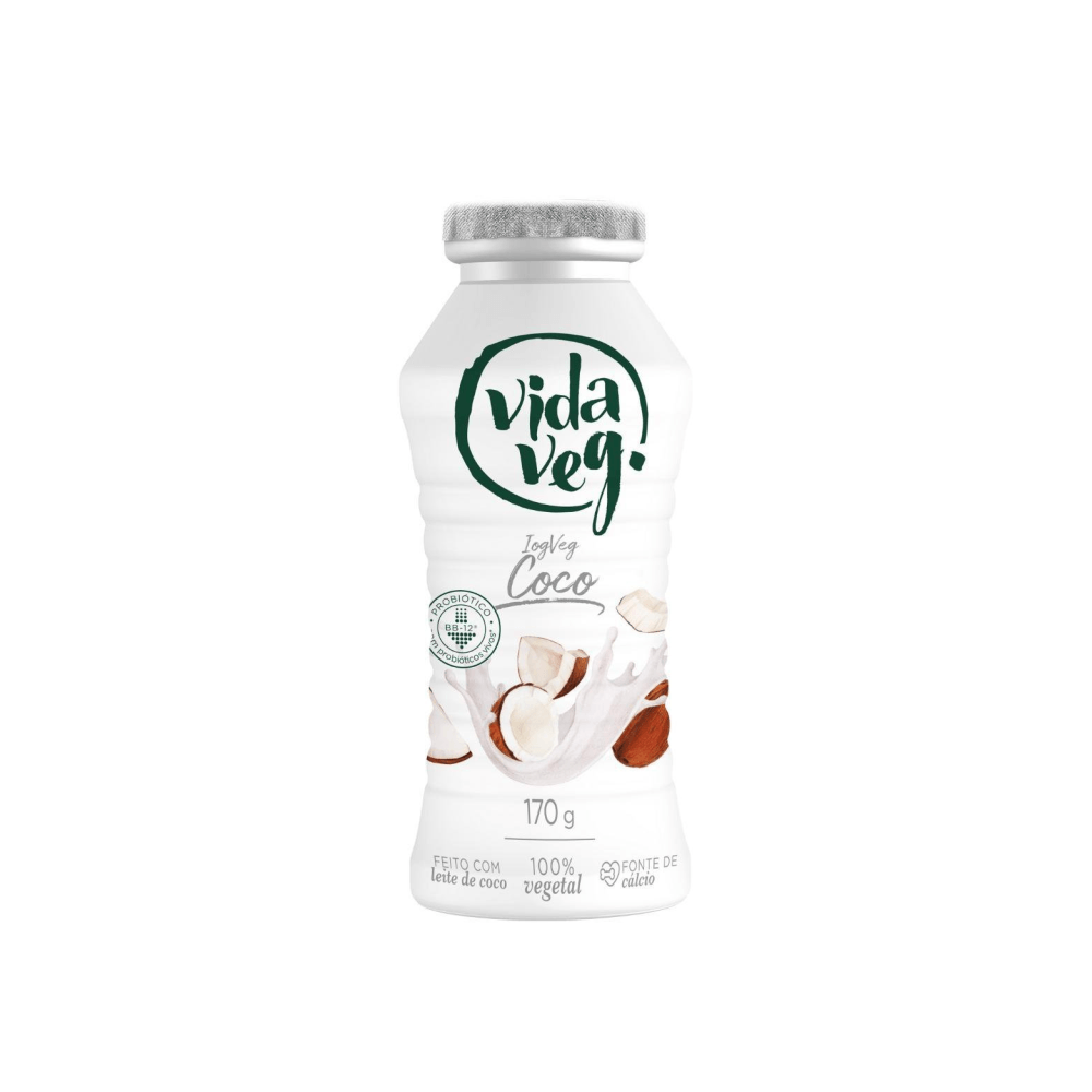 Iogurte Vegano VIDA VEG Coco frasco 170g