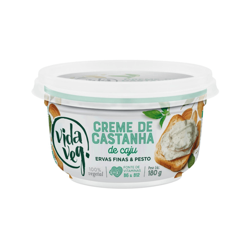 Creme-de-Castanha-de-Caju-Vegano-de-Ervas-Finas-Com-Pesto-Vida-Veg-180gr