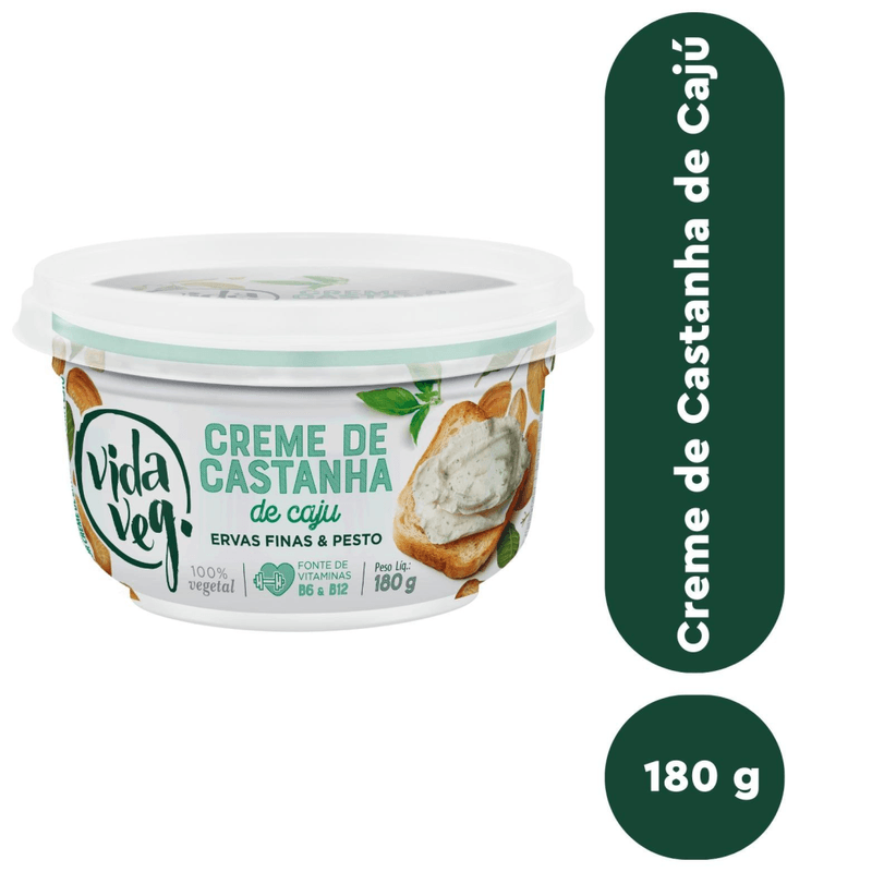 Creme-de-Castanha-de-Caju-Vegano-de-Ervas-Finas-Com-Pesto-Vida-Veg-180gr