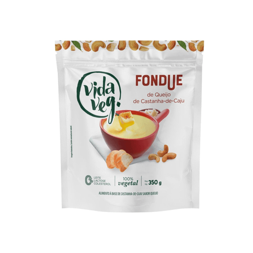 Fondue Vegano de Castanha de Caju Sabor Queijo Vida Veg 350g