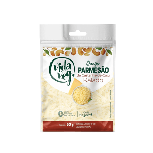 Queijo Parmesão Ralado Vegano de Castanha de Caju Vida Veg 50g