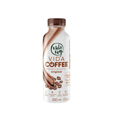 Bebida Energética Vida Coffee Vegana Sabor Original Vida Veg 250ml