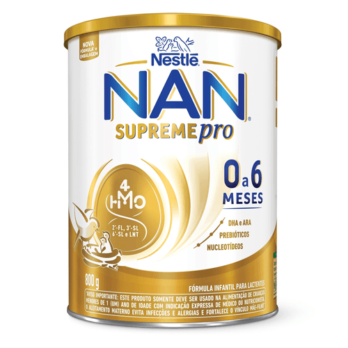 Fórmula Infantil Nan Supreme Pro 0 a 6 Meses 800g