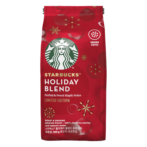 Café Starbucks Holiday Blend Torrado e Moído Sachê 190g