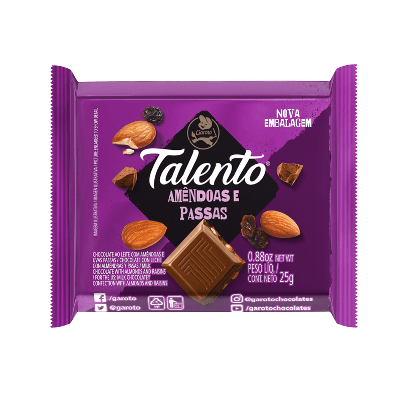 Chocolate-GAROTO-TALENTO-ao-Leite-com-Amendoas-e-Passas-25g