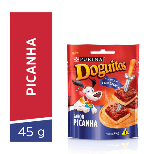 Petisco DOGUITOS Picanha Cães Adultos e Filhotes 45g