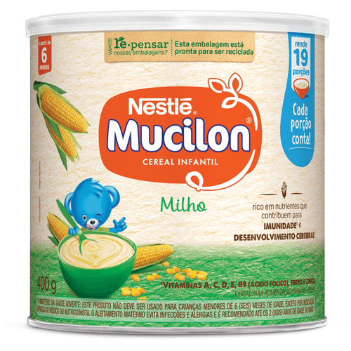 Cereal Infantil Mucilon Milho 400g