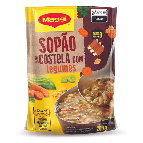 Sopão MAGGI Costela com Legumes 200g