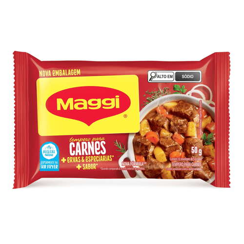 Tempero e Sabor MAGGI Carnes 50g