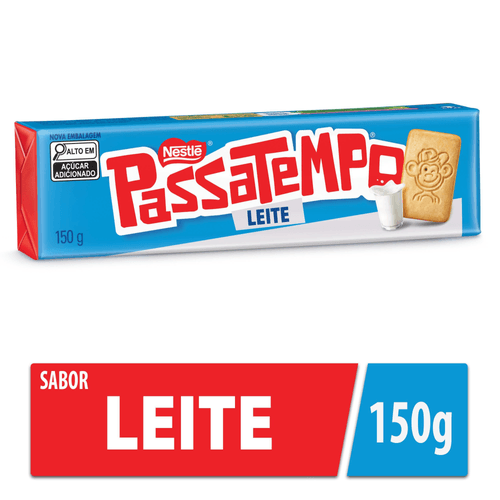 Biscoito PASSATEMPO Leite 150g