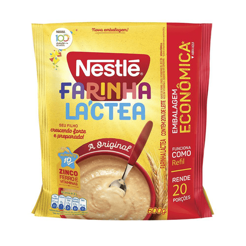 Farinha Láctea NESTLÉ Tradicional 600g