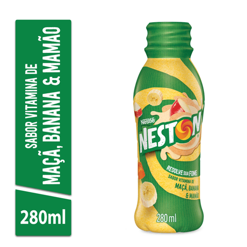 Bebida Láctea NESTON Maçã, Banana e Mamão 280ml