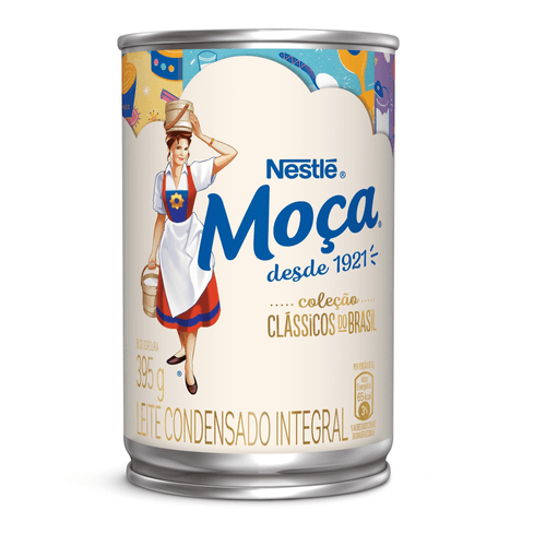 Leite Condensado Moça Tradicional Lata Abre Fácil 395g