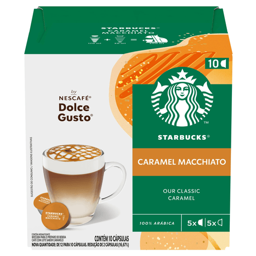 Starbucks®  Caramel Macchiato By Nescafé® Dolce Gusto® - 10 Cápsulas