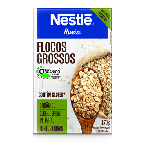 Aveia em Flocos Grossos Orgânica NESTLÉ 170g