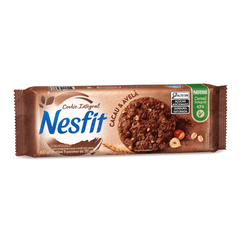 Cookie NESFIT Cacau e Avelã 60g