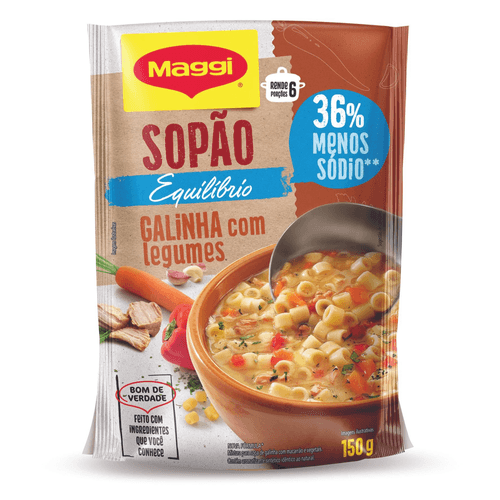 Sopão MAGGI Equilibrium Galinha com Legumes 150g