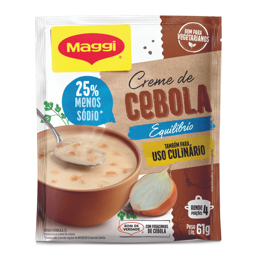 Creme de Cebola MAGGI Equilibrium Sachê 61g