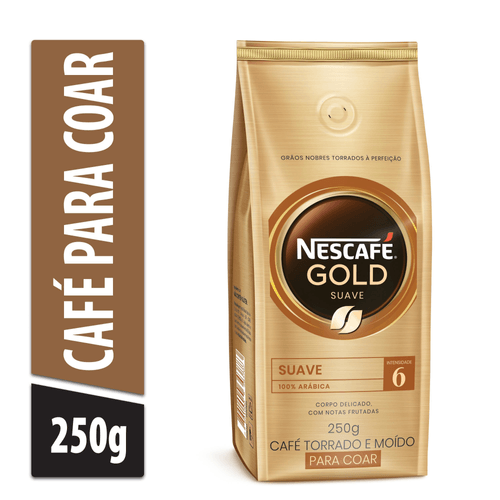 Café Torrado e Moído NESCAFÉ Gold Suave 250g