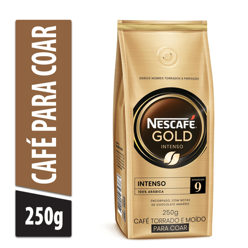 Café Torrado e Moído NESCAFÉ Gold Intenso 250g