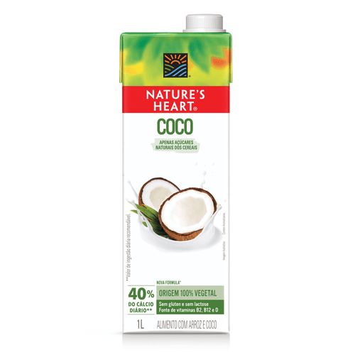 Bebida Vegetal NATURES HEART Coco e Arroz 1L