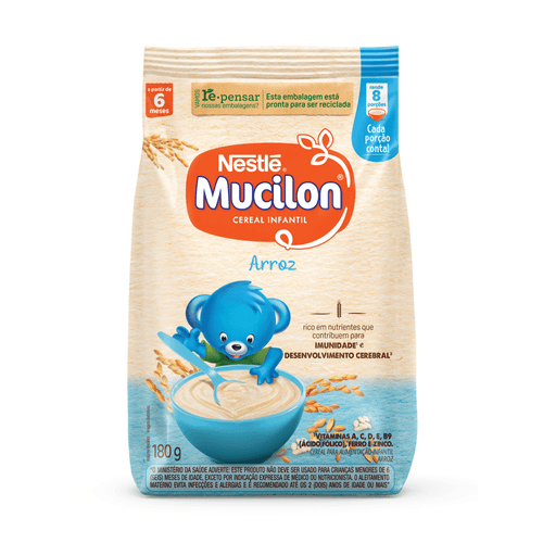 Cereal Infantil Mucilon Arroz 180g