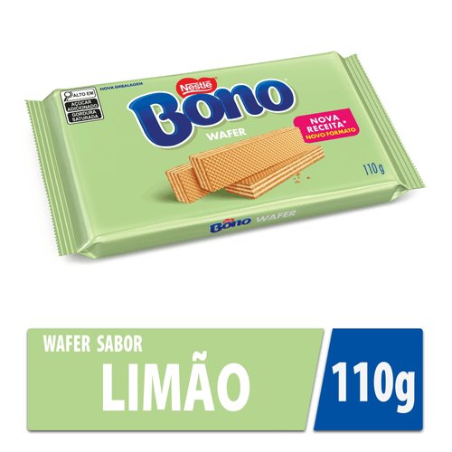 Biscoito BONO Wafer Limão 110g