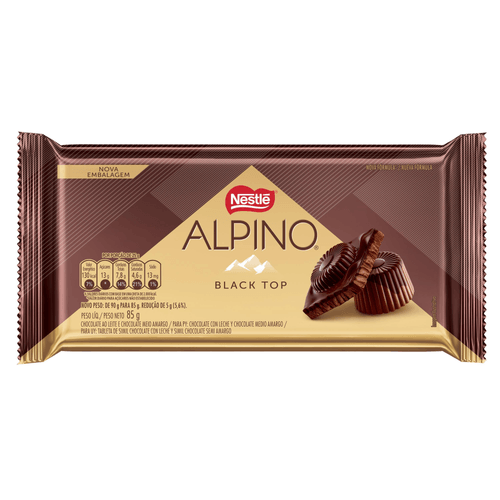 Chocolate ALPINO Black Top 85g